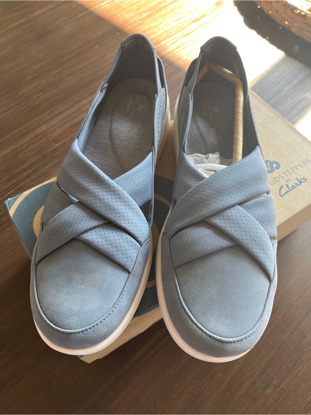 Clarks Women's Cloudsteppers - Sillian 2.0 Slip-On Crossover Flats